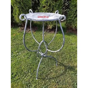 Stojan na květiny Kovaný stojan na květiny Stolička 3b
