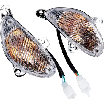 Směrový světlomet 101 Octane Přední blinkry, čiré, Rex RS450, Baotian BT50QT-9, Benzhou City Star BT42099