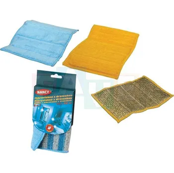 Utěrka Utěrka mikrovlákno s drátěnkou NANCY 15x20cm