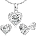 Stříbrná souprava šperků AURELIA náušnice a přívěsek