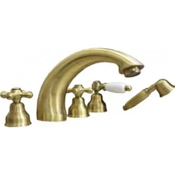 Vodovodní baterie Paffoni IRIS/Ricordi IRV044BR vanová 5-otvorová bronz