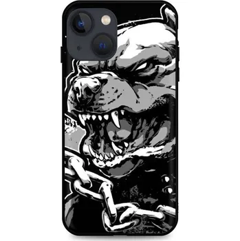 Pouzdro na mobilní telefon Kryt iPhone 13 mini silikon Agressive Pitbull (obal neboli pouzdro na iPhone 13 mini)