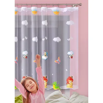 Metrážová žakarová záclona M25-150