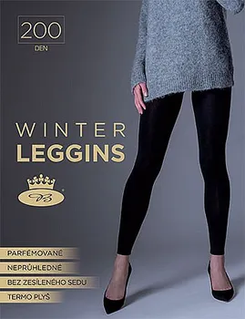 Dámské legíny BOMA Winter leggins 200 den Nero