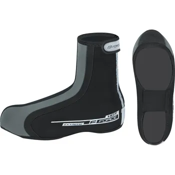 Cyklistické návleky Návleky treter FORCE HOT EXTREME, černé