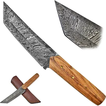 Bojový sport PAK Damaškový tanto nůž "OLIVE" s pouzdrem