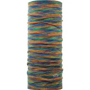 Pokrývka hlavy Nákrčník PAC MERINO WOOL Multi Rainbows velikost O/S