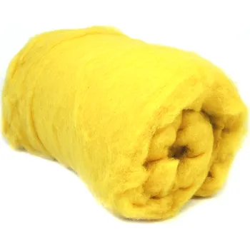 Ovčí rouno Mykaná vlna žlutá zvolte variantu: 250 g