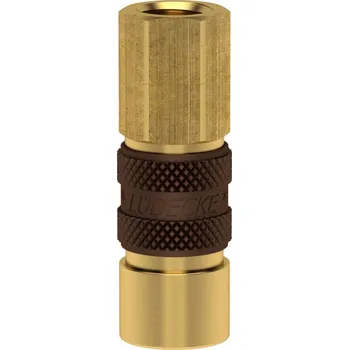 ESMK 14 IBR (rychlospojka Mini G1/4" vnitřní, DN5, mosaz, hnědá)