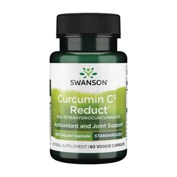 Swanson Curcumin C3 Reduct Doplněk stravy s antioxidanty 60 ks, vegetariánská kapsle, 200 mg