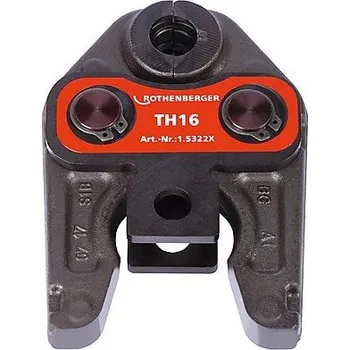 Kleště Lisovací čelisti TH16 Standard, Rothenberger 015322X na podlahovku, AL-PEX (Rothenberger 015322X samostatná čelist TH 16 pro Romax 3000, 4000, AC ECO aj. k lisování plasto-hliníkových trubek)