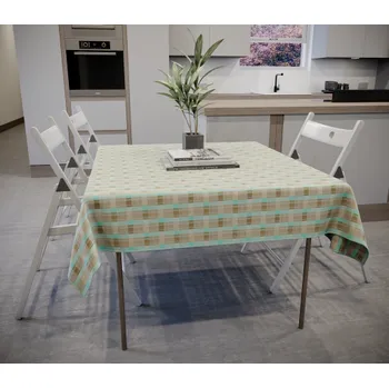 ubrus Ubrus PIKNIK T081 tyrkys - 160 x 120 cm