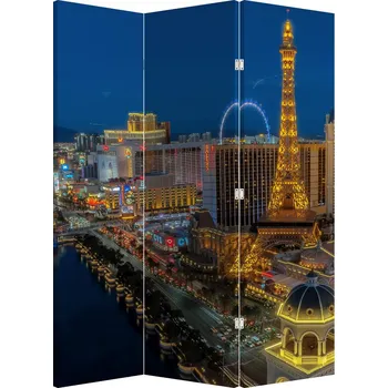 Paraván LuxusniObrazy.cz Paraván - Noční Las Vegas