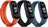 Xiaomi Mi Smart Band 6 Strap 3-pack, Black/Orange/Blue 