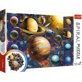 Puzzle Trefl Spiral Sluneční soustava 1040 dílků