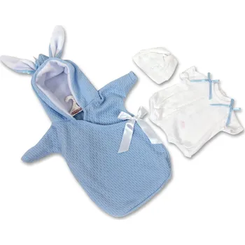 Doplněk pro panenku Llorens New Born obleček pro miminko VRN635-63635