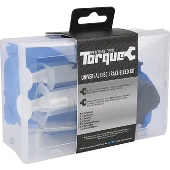 Cyklo nářadí Univerzální sada pro odvzdušnění brzdové kapaliny cyklo DISC BRAKE BLEED KIT TORQUE, OXFORD