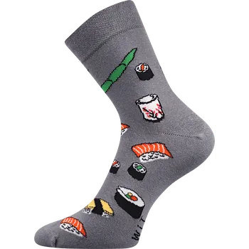 Pánské ponožky Ponožky SUSHI šedé vel. 43-46
