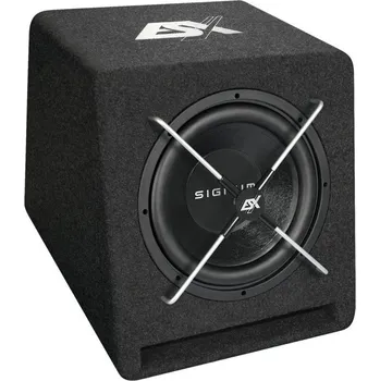 Auto Hi-Fi Subwooferový box ESX SE250 ( Box osazený 25 cm subwooferem, zatížení 250W RMS )