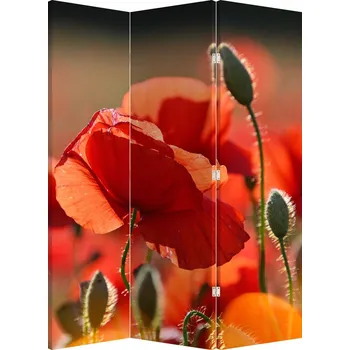 Paraván LuxusniObrazy.cz Paraván - Vlčí máky