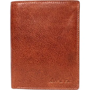 Peněženka Pánská luxusní kožená peněženka Alex&Co (Gianni Conti) no. 117 hnědá | KabelkyproVas.cz