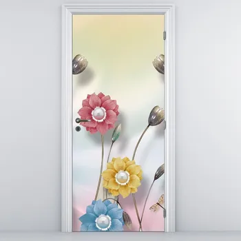 Fototapeta LuxusniObrazy.cz Fototapeta na dveře - Barevná louka