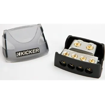 Rozvaděč Rozvodný blok Kicker DB1448 čtyřcestný ( 4-cestný rozvodný blok, 2x vstup pro vodič o průřezu 53 qmm, 4x výstup pro vodič o průřezu 21 qmm )