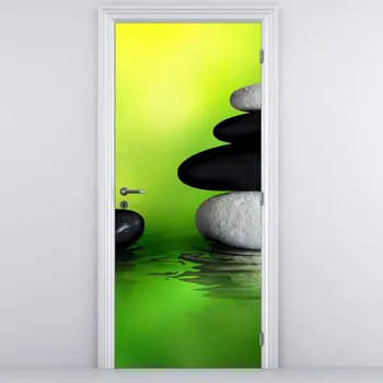 Fototapeta LuxusniObrazy.cz Fototapeta na dveře - Kameny k relaxaci