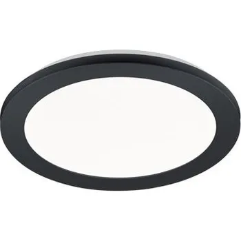 Stropní LED osvětlení Camillus 26 cm, kulaté, černé