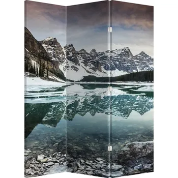 Paraván LuxusniObrazy.cz Paraván - Jezero v zimě