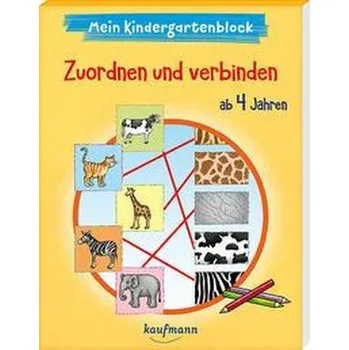 První čtění Mein Kindergartenblock - Zuordnen und verbinden - Simon, Katia