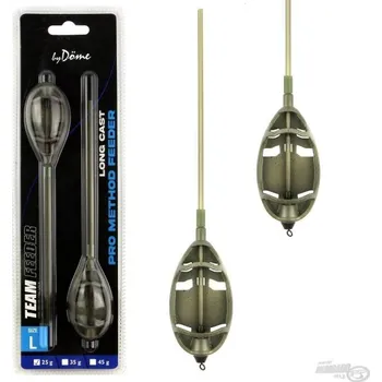By Döme Team Feeder Long Cast Pro Method Feeder košík L 35 g - 2 ks