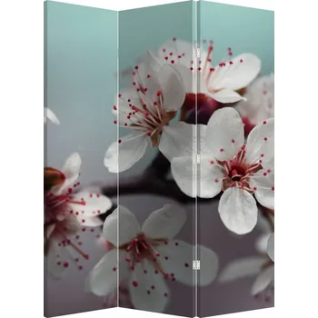 Paraván LuxusniObrazy.cz Paraván - Květ - červený