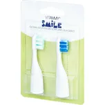 Náhradní koncovky pro dětský sonický zubní kartáček VITAMMY SMILE od 3 let, barva modro-zelená