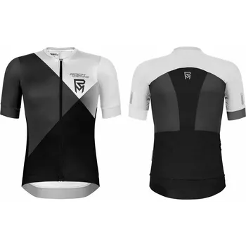 cyklistický dres dres ROCK MACHINE MTB/XC bílo/černý