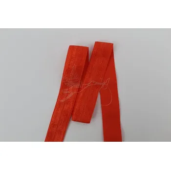 Textilní guma Lemovací pruženka 20mm LESK/MAT - oranžová
