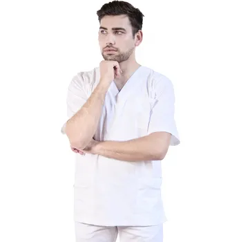 Zdravotnický oděv Lékařská halena INFINITE MedStyle bílá - pánská Velikost: S