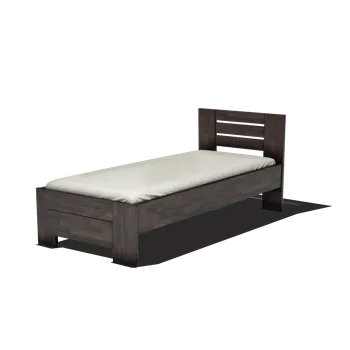 Postel Dřevěná postel ROLAND 50+ z bukového, jasanového nebo dubového masivu výrobce světspánku.cz. Dostupná ve všech rozměrech, včetně atypických. 200x120, olej Eben, jádrový buk