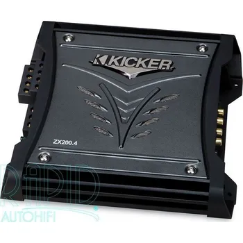 Zesilovač do auta Zesilovač KICKER ZX200.4 (Čtyřkanálový zesilovač do auta, výkon 4 x 50W RMS )