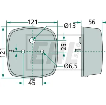 Zadní světlomet Zadní světlo levé 4550020190