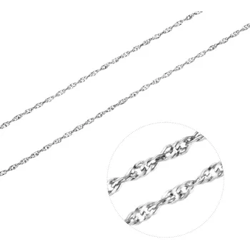 Řetízek BEALIO BEALIO Stříbrný náhrdelník SINGAPORE Délka řetízku: 38 cm 03-01903-0441 Stříbrná 38 cm