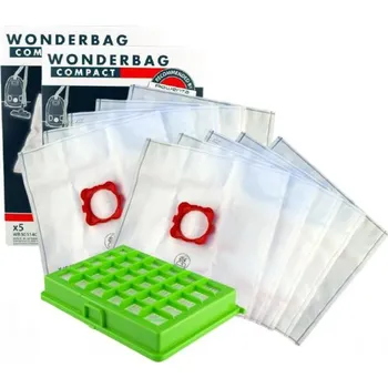 Sáček do vysavače HEPA filtr a sáčky pro ROWENTA RO5295EA Compacteo Ergo Eco textilní 1+10ks