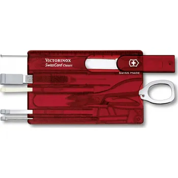 Multifunkční nůž Victorinox SwissCard Classic Barva: červená