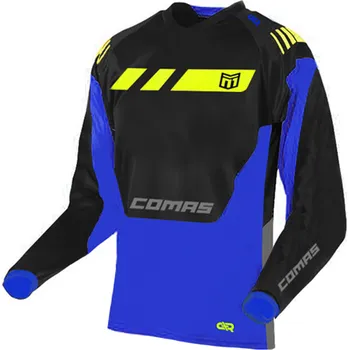 cyklistický dres Long Sleeve Jersey Race Series - blue