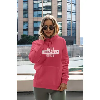 Dámská mikina Dámská mikina Jsem limitovaná edice Barva: Červená, Velikost: XL