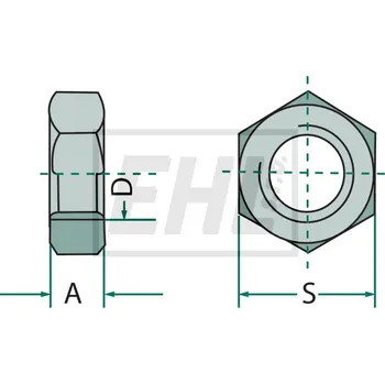 Matice Šestihranná matice 487934076