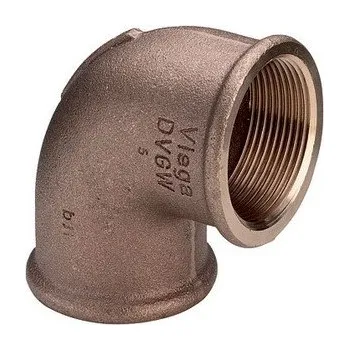 Fitinka koleno Viega 90° 1/8" (2) červený bronz