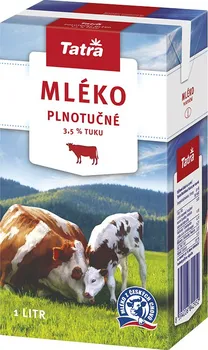 Mléko Tatra Trvanlivé mléko plnotučné 3,5 % 1 l