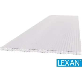 Průsvitná krytina Polykarbonátová deska LEXAN komorová 10 mm čirá 2UV Délka: 5000, Šířka: 1050