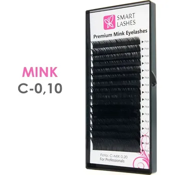 Umělé řasy MINK - C - 0.10